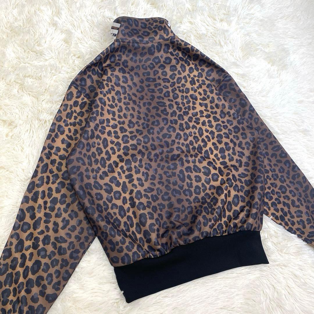未使用級✨adidas 限定モデル レオパード トラックジャケット ヒョウ柄