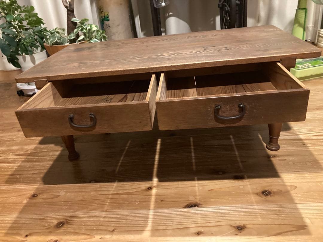 昭和レトロ　木製文机　ローテーブル　12