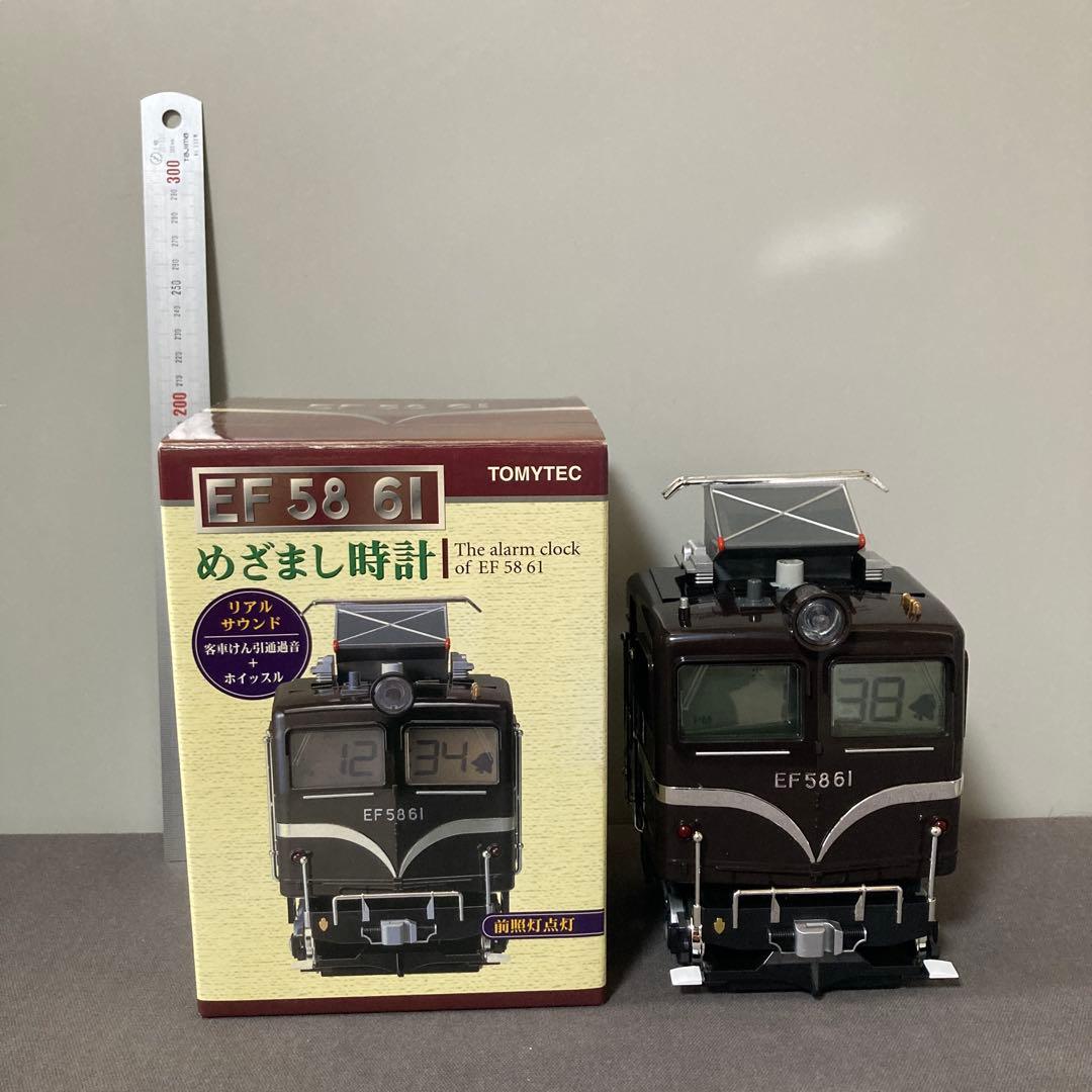(鉄道EF目覚まし時計）TOMYTEC EF5861 目覚まし時計　コレクター