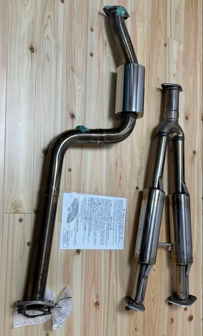 センスブランド ステンレス エキゾーストマニホールド 取扱説明書付