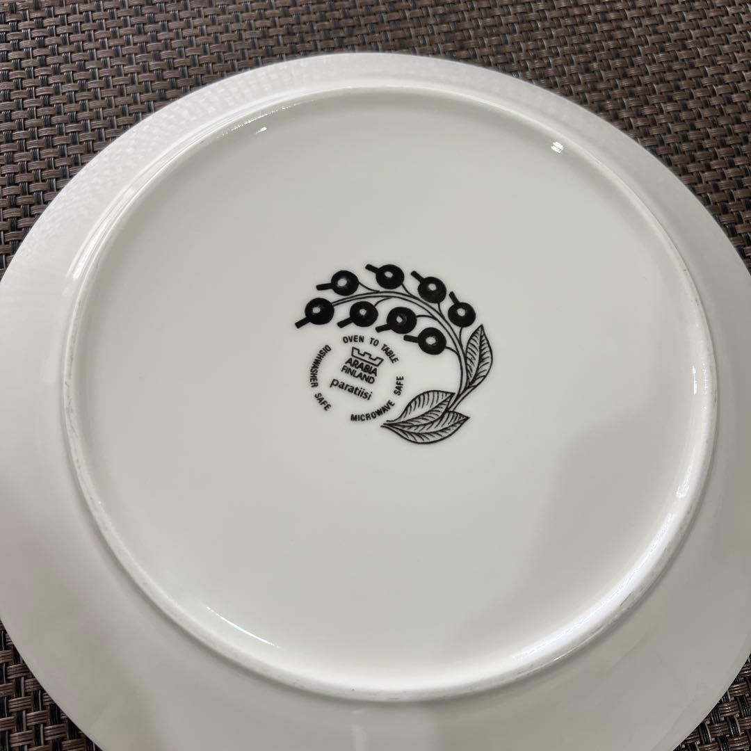 アラビア　パラティッシ プレート 26cm パープル　２枚