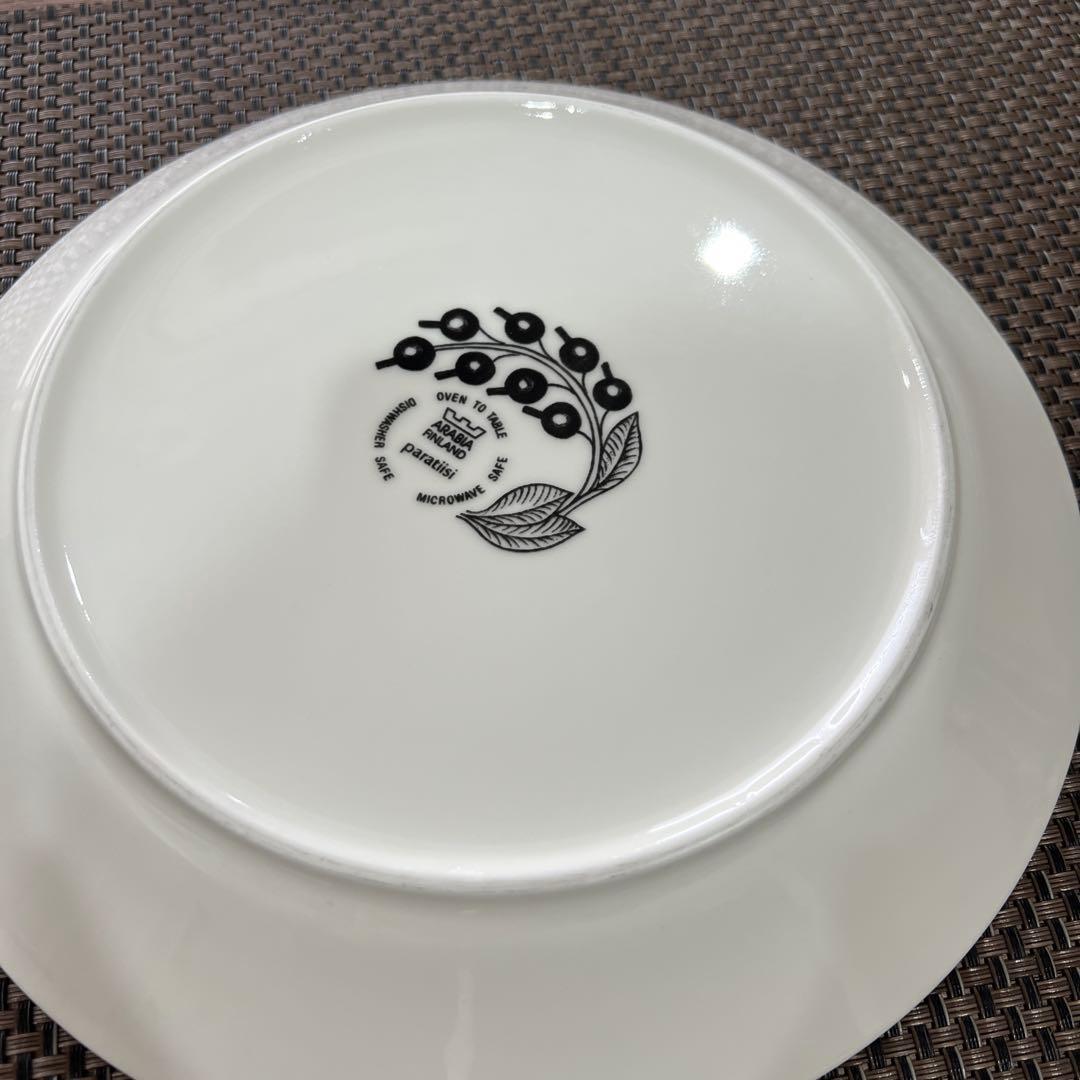 アラビア　パラティッシ プレート 26cm パープル　２枚