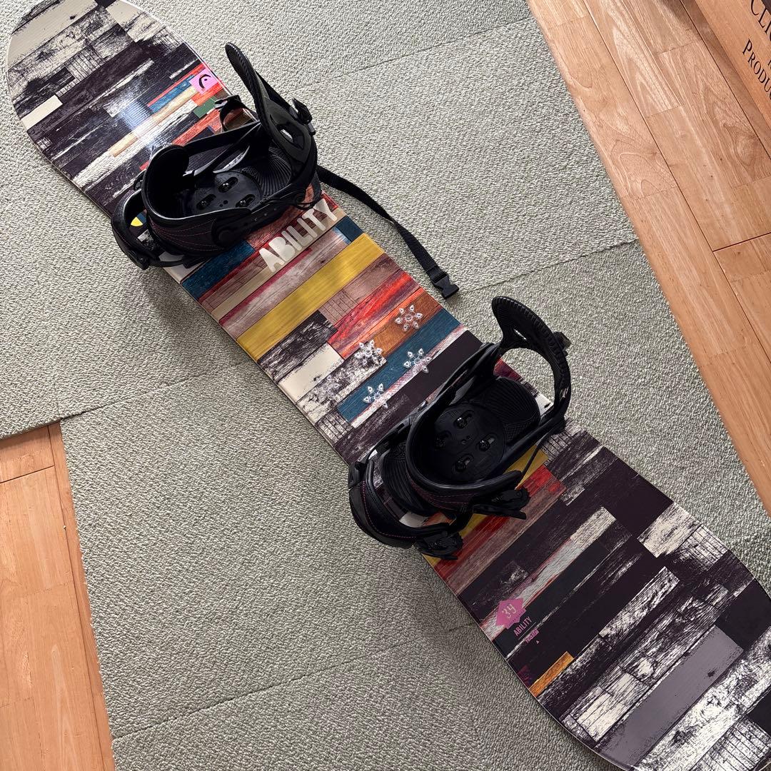 HEAD ABILITY スノーボード 142cm 板＆HEADのビンディング