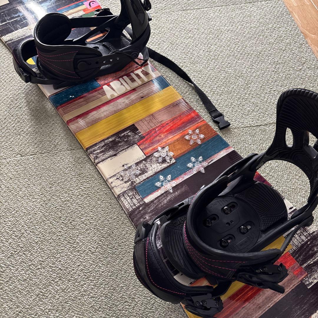 HEAD ABILITY スノーボード 142cm 板＆HEADのビンディング