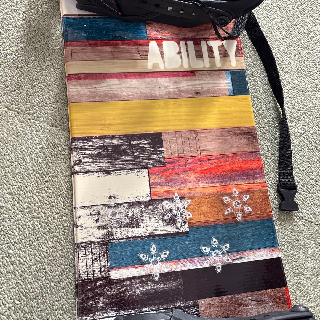 HEAD ABILITY スノーボード 142cm 板＆HEADのビンディング
