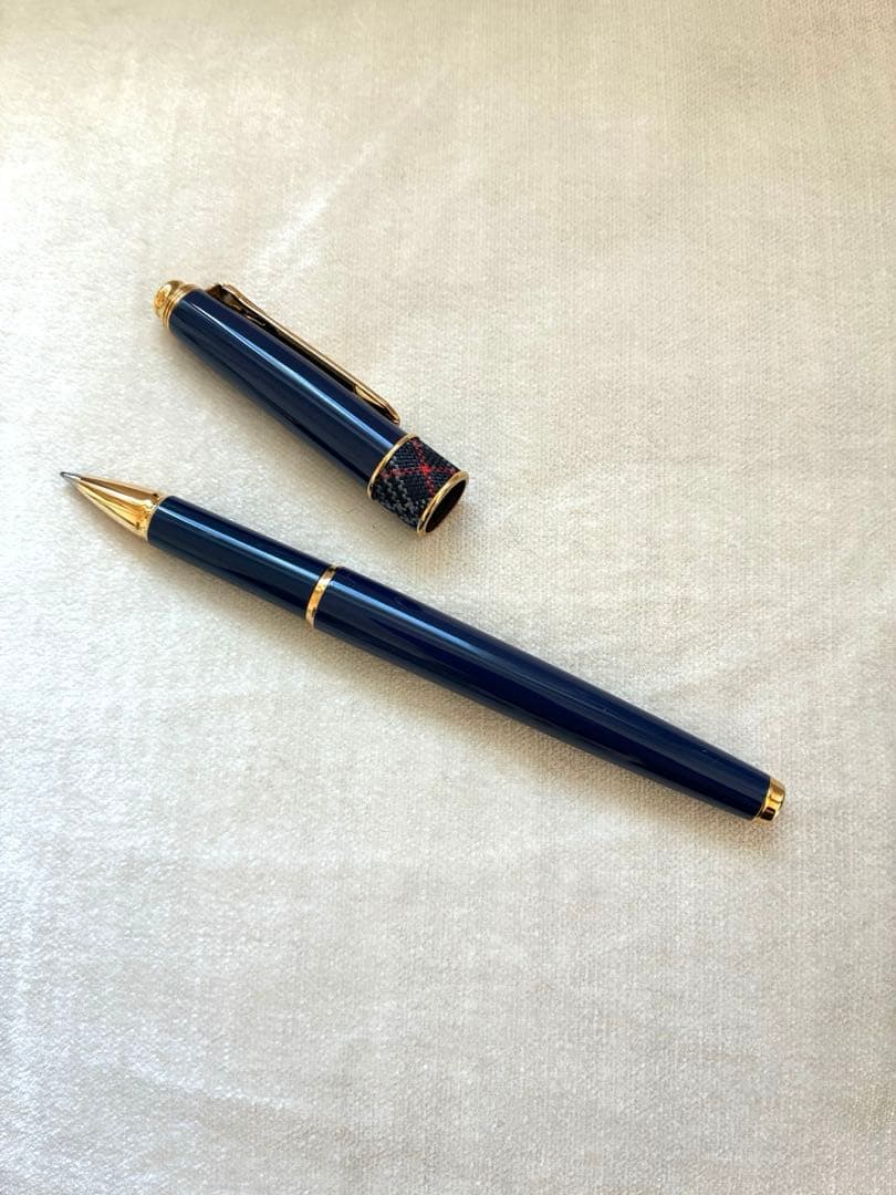 廃盤 Pentel ぺんてる バーバリー ケリー ネイビー　ボールペン