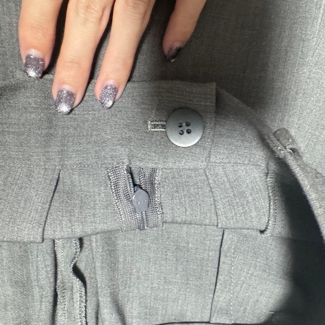 現行品 SOEJU ウールライクノーカラージャケット タックパンツ セットアップ