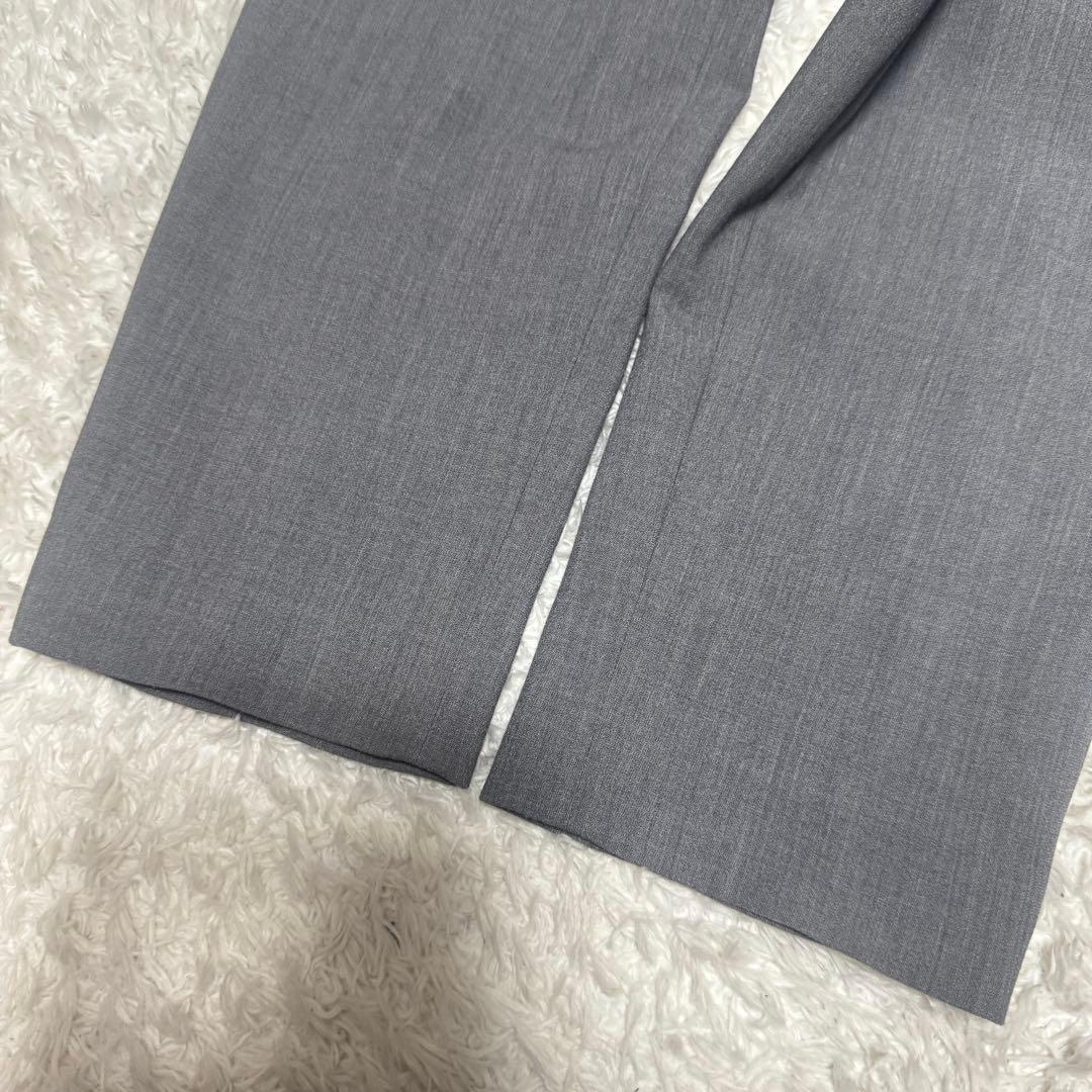 現行品 SOEJU ウールライクノーカラージャケット タックパンツ セットアップ