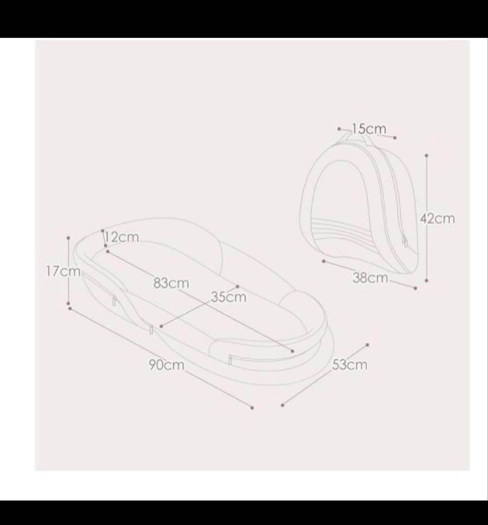ベビー布団セット 軽量 収納バッグ付き