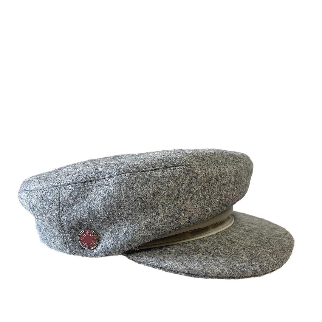 エルメス2021AWキャスケット ダニ　グレー　57