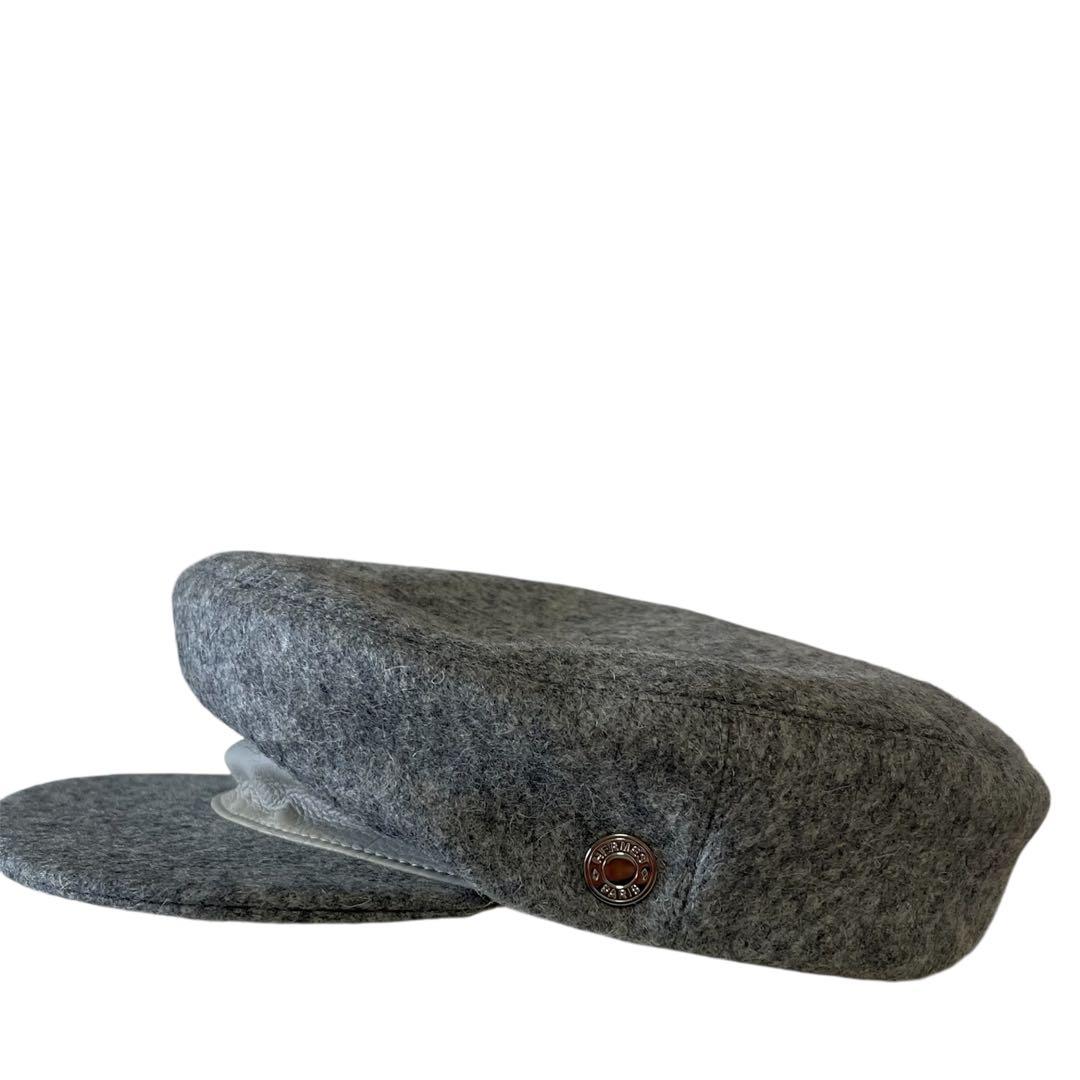 エルメス2021AWキャスケット ダニ　グレー　57