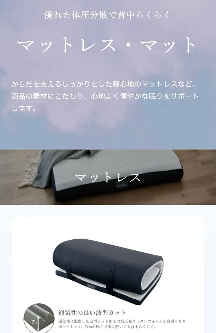 【西川の健康敷マットレス】 ロイヤルスリープマットレス　RS02 （シングル