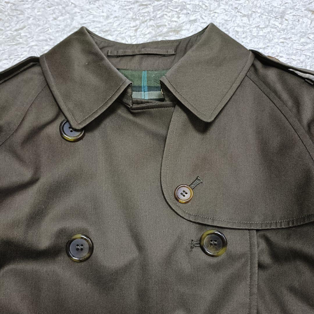【美品】BURBERRY ノバチェック ベルト付き トレンチコート 英国製