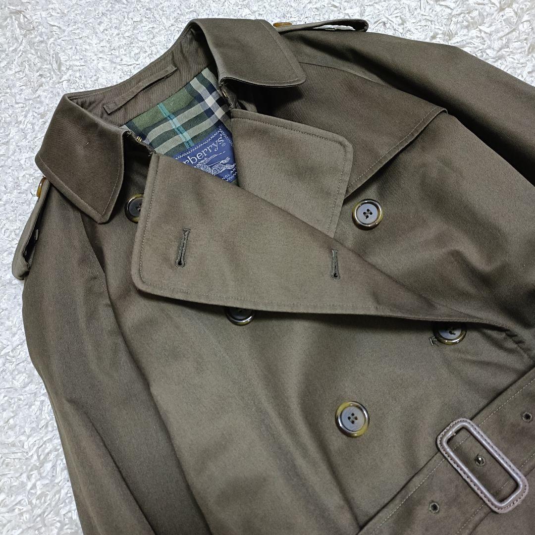【美品】BURBERRY ノバチェック ベルト付き トレンチコート 英国製