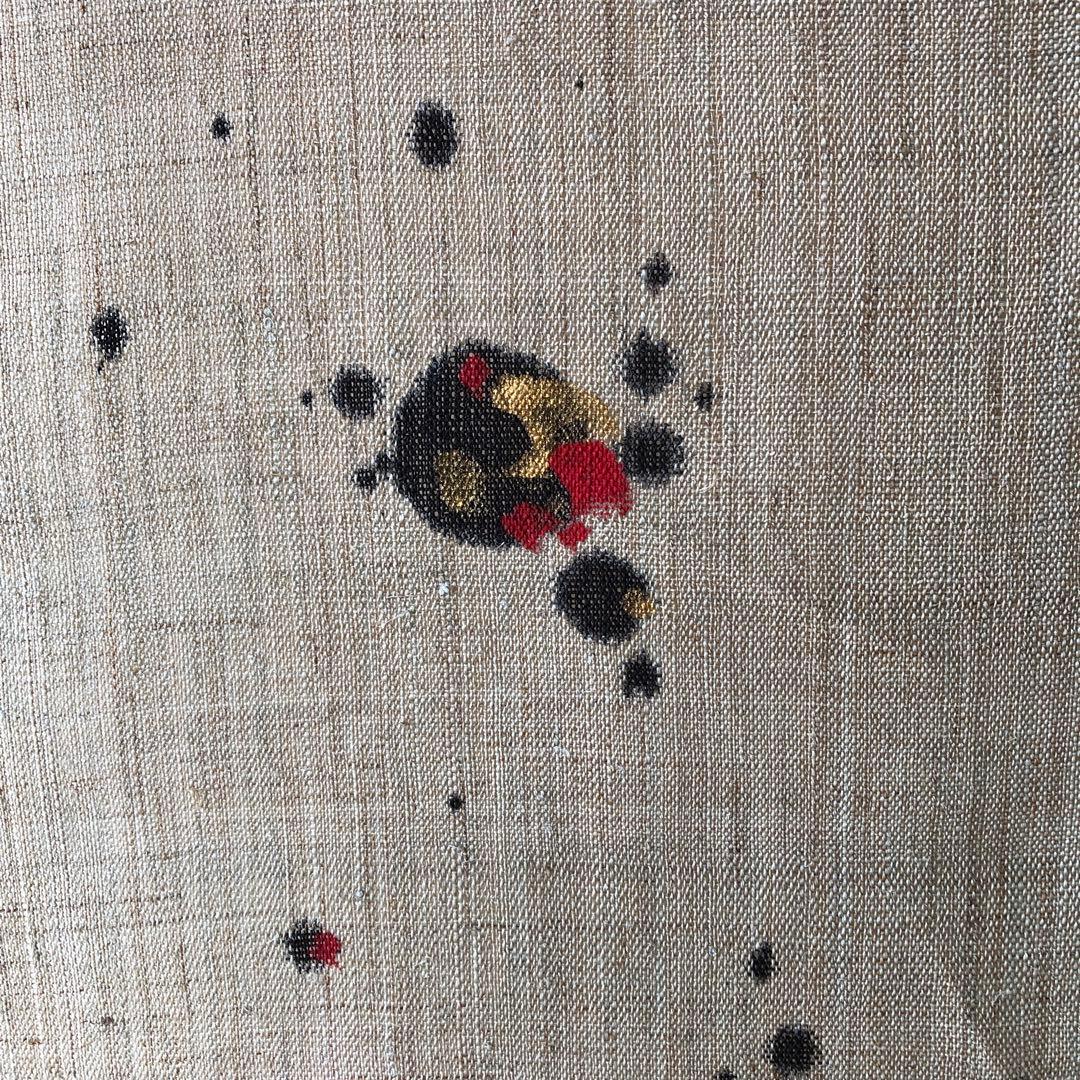 【新品】　作家作品　のれん　「涼」　うぐいす色