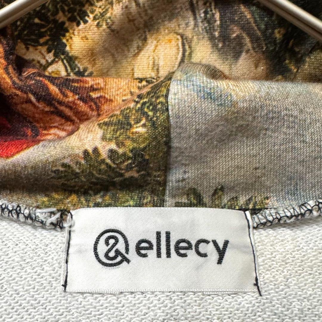 1674◆希少 &ellecyアンドエルシーテンカイパーカー天界パーカー 総柄