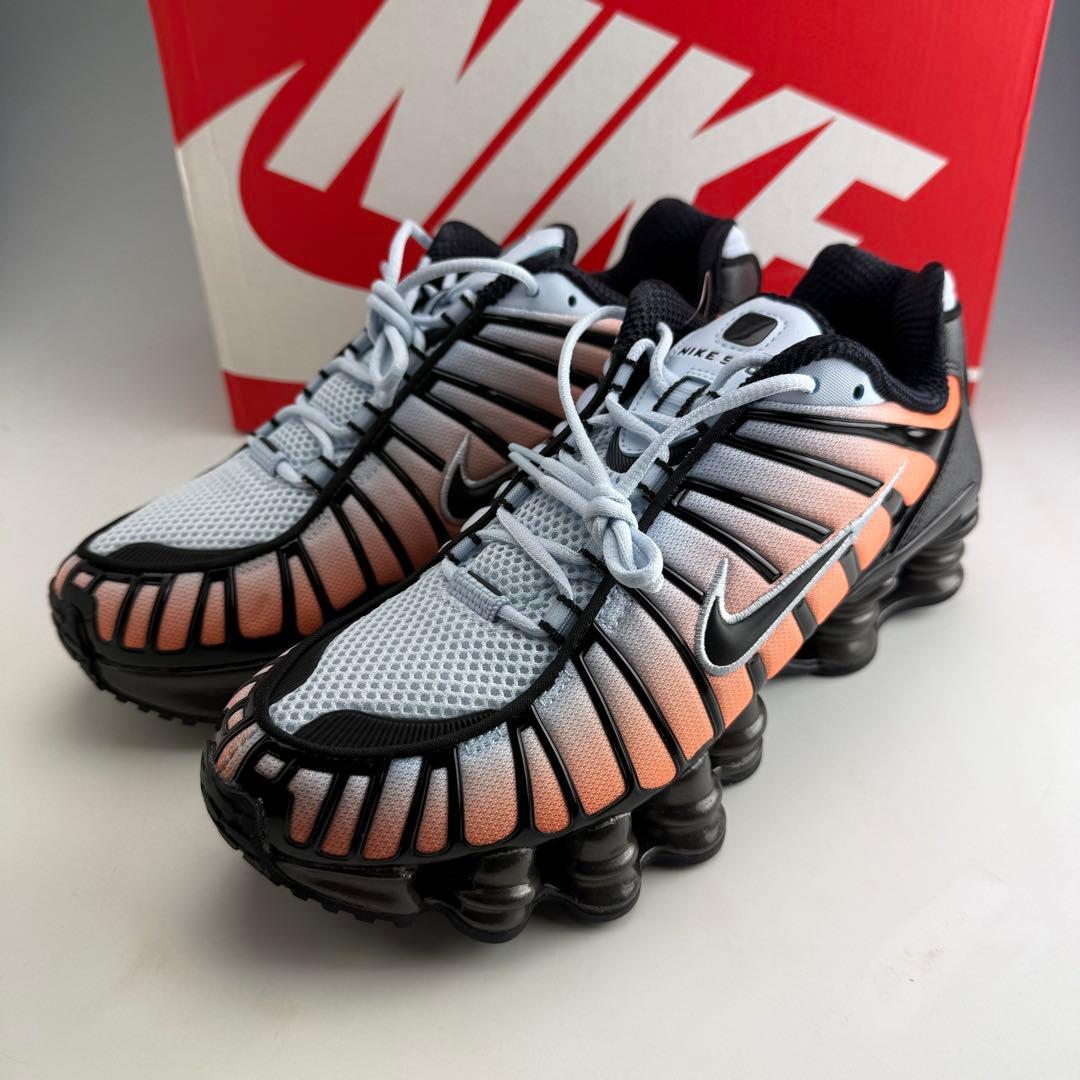 24.5cm ナイキ ショックス TL \"ブルーティント/トータルオレンジ\"