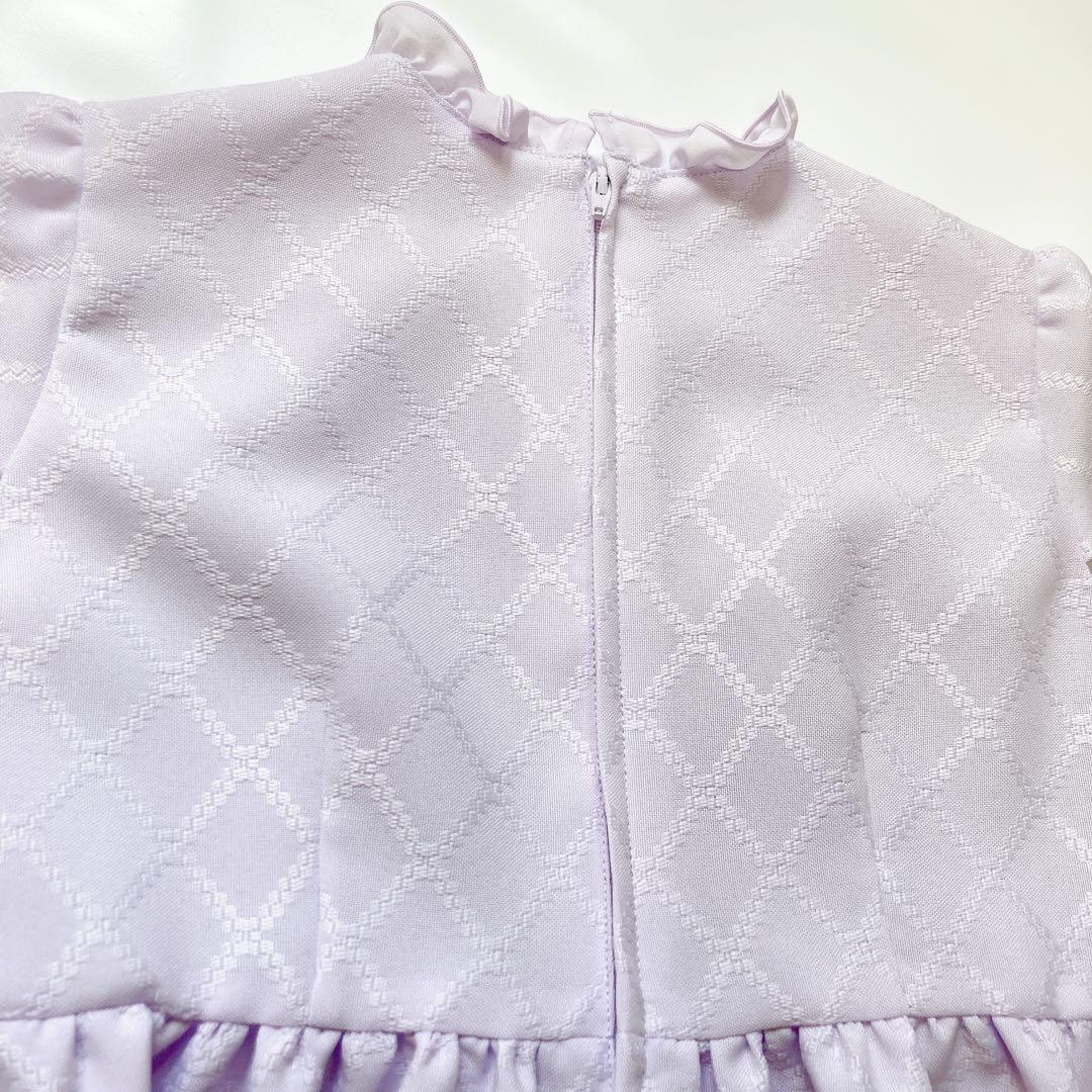 ラベンダー×ネイビー セレモニー 入学 卒園 発表会 フォーマル