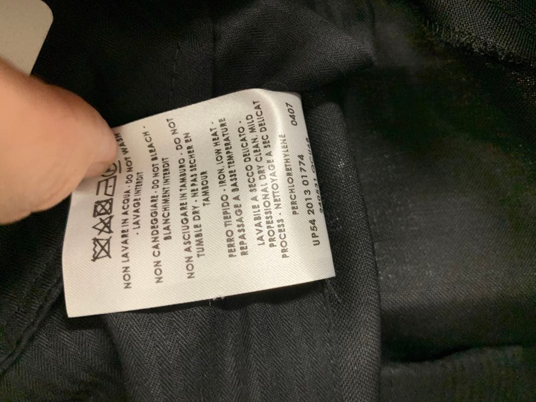 アレキサンダーマックイーン　スラックス　未使用品　タグ付き