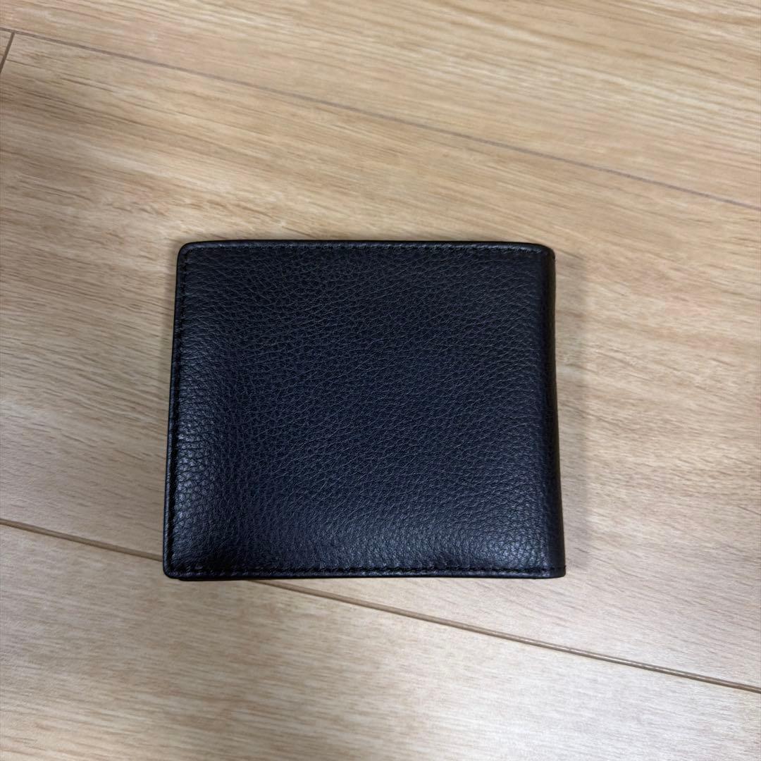DIESEL 黒 レザー 二つ折り財布（ゲンキ）
