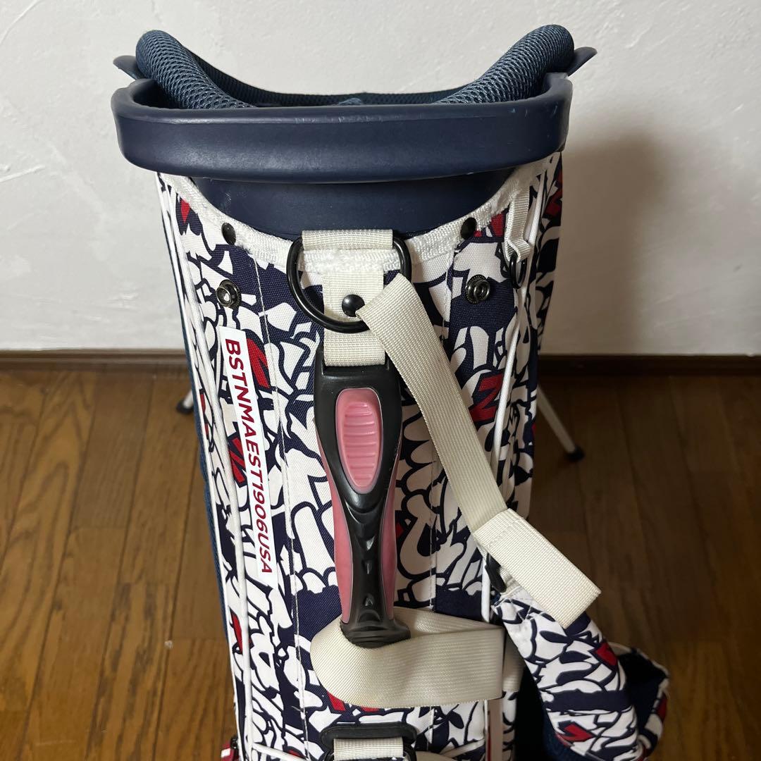 【美品】NEW BALANCE スタンド式　軽量キャディバッグ