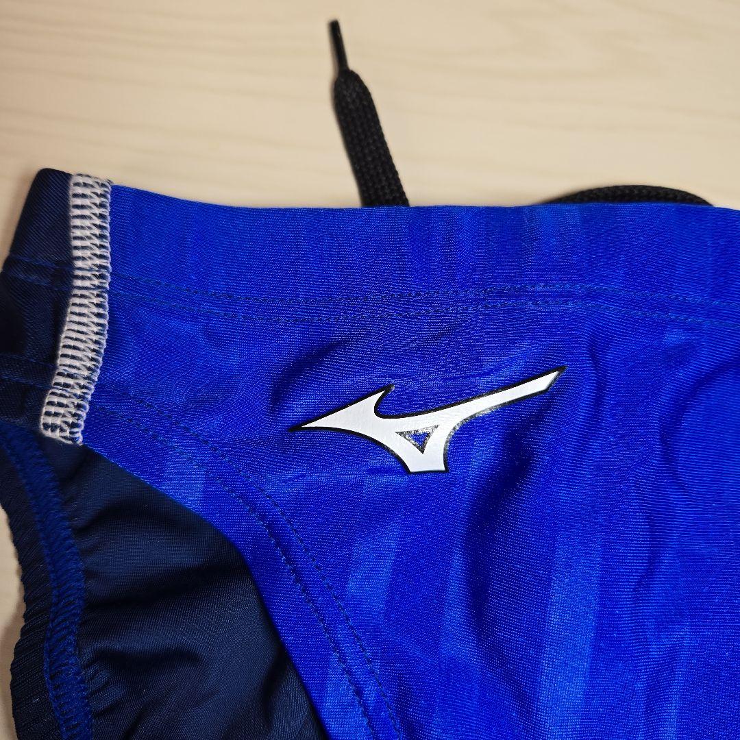 ミズノ　競泳水着　ストリームアクセラ　Vパンツ　Lサイズ　ブルー/ネイビー