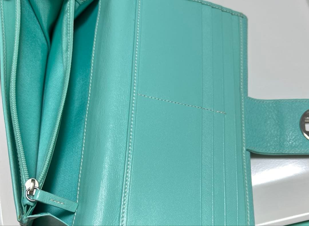 Tiffany ティファニーターンロック長財布【ティファニーブルー箱無し発送】