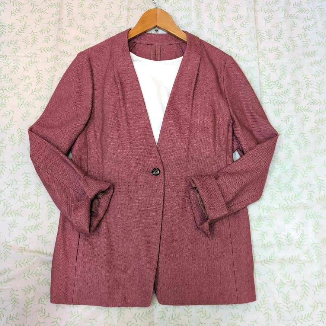 JALママ様【新品】レリアン ロロ·ピアーナ製 上品ジャケット 大きめ １３号＋