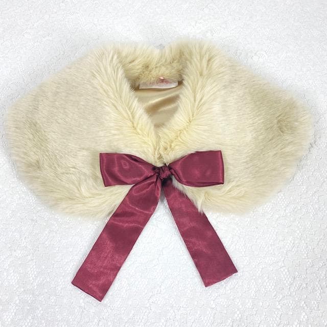 ♥最終♥チェックウールコート♥シャーリーテンプル♥新品♥ファー♥コート♥120