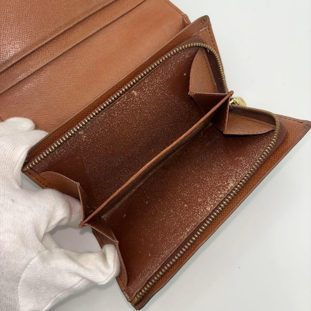 ルイヴィトン モノグラム ポルトモネ・ビエ トレゾール 二つ折り財布　コンパクト