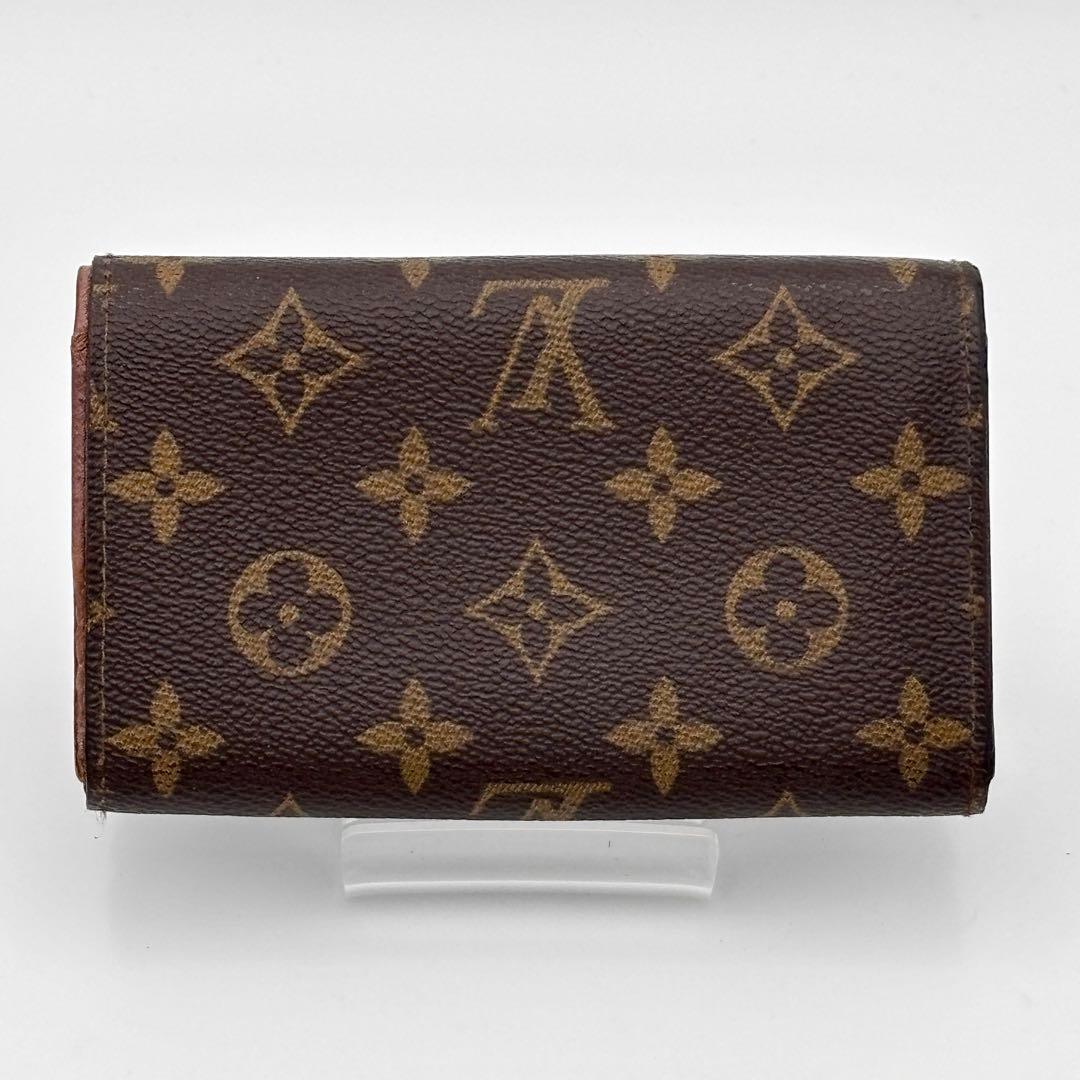 ルイヴィトン モノグラム ポルトモネ・ビエ トレゾール 二つ折り財布　コンパクト