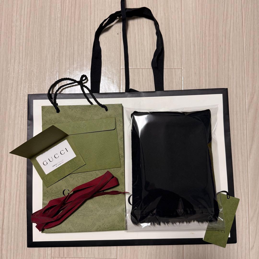 正規GUCCIマフラー✨グッチマフラー　メンズ　グッチ　マフラー　ストール