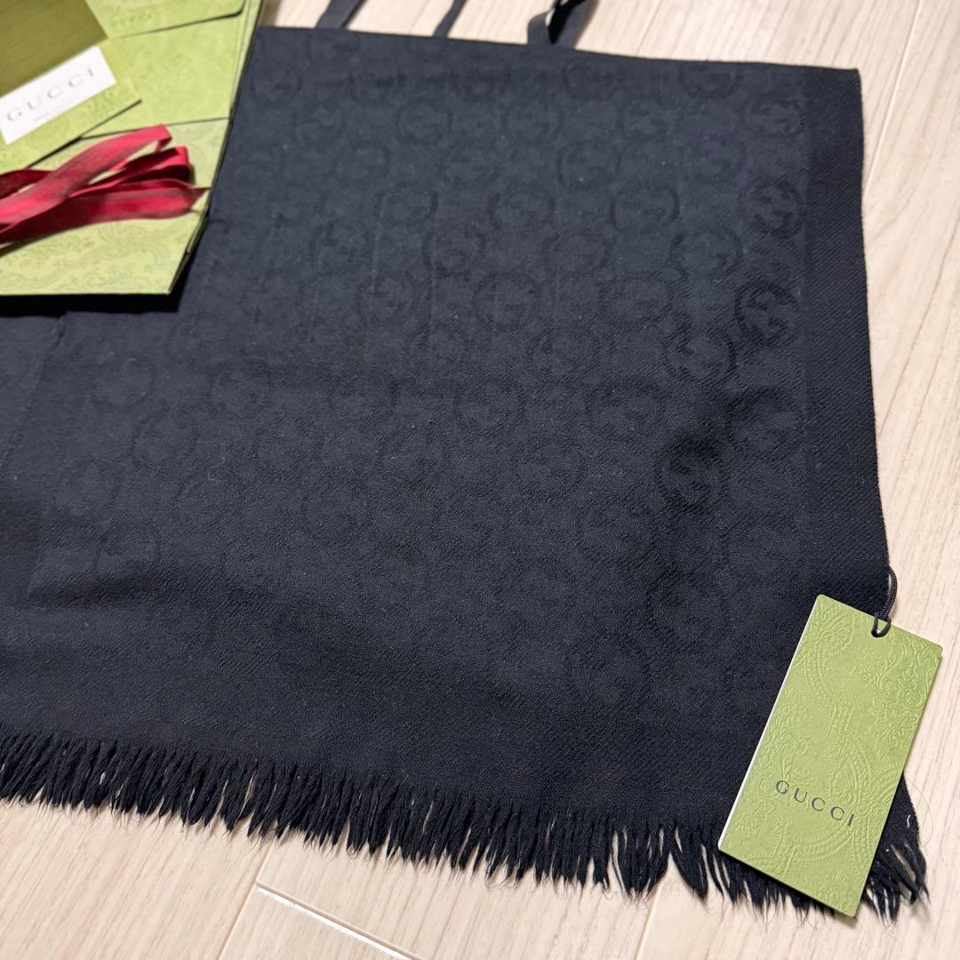正規GUCCIマフラー✨グッチマフラー　メンズ　グッチ　マフラー　ストール