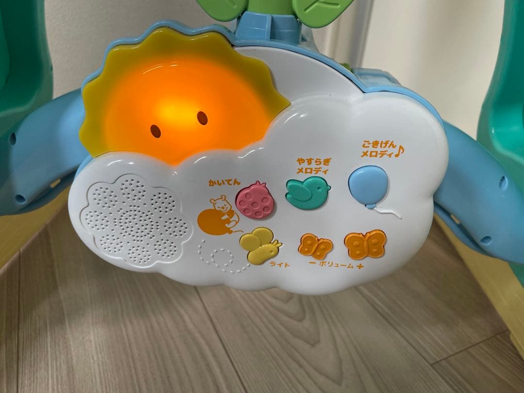 【美品2025.04購入】くまのプーさん えらべる回転6WAYジムメリー