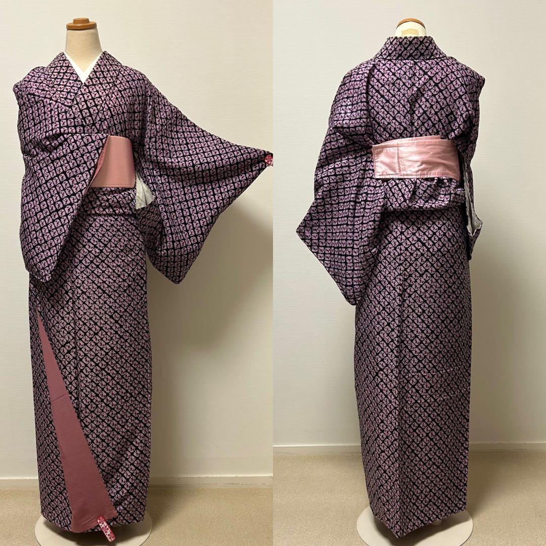 かめちゃん様【袷】希少 有松絞り 未使用品11084