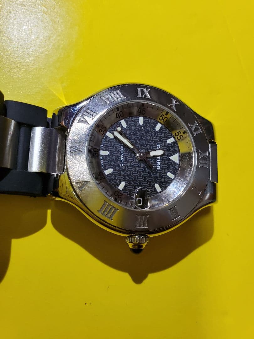 Cartier カルティエ　マスト21 ヴァンテアン　ラバーベルト(非純正)