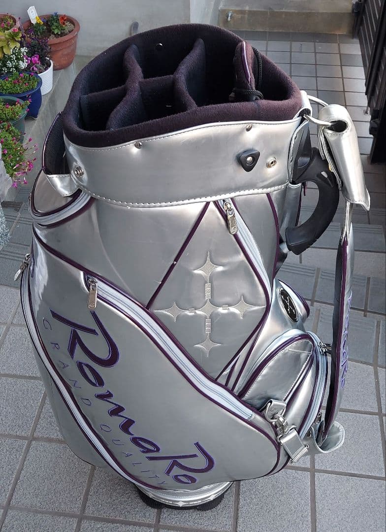 RomaRo ゴルフバッグ シルバー