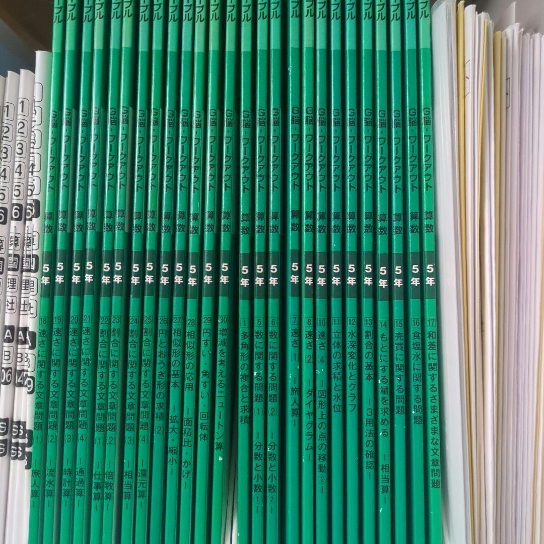 グノーブル　G脳　ワークアウト　5年 算数
