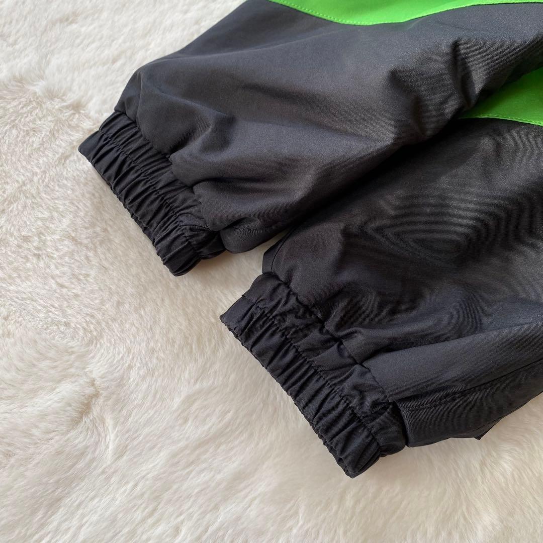 デサント　キッズ　スキーウェア　セットアップ　上下　150 黒　緑