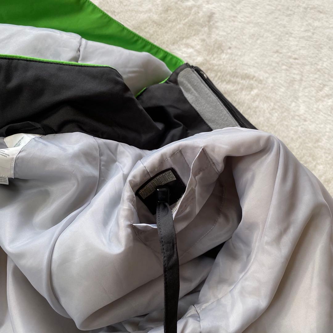 デサント　キッズ　スキーウェア　セットアップ　上下　150 黒　緑