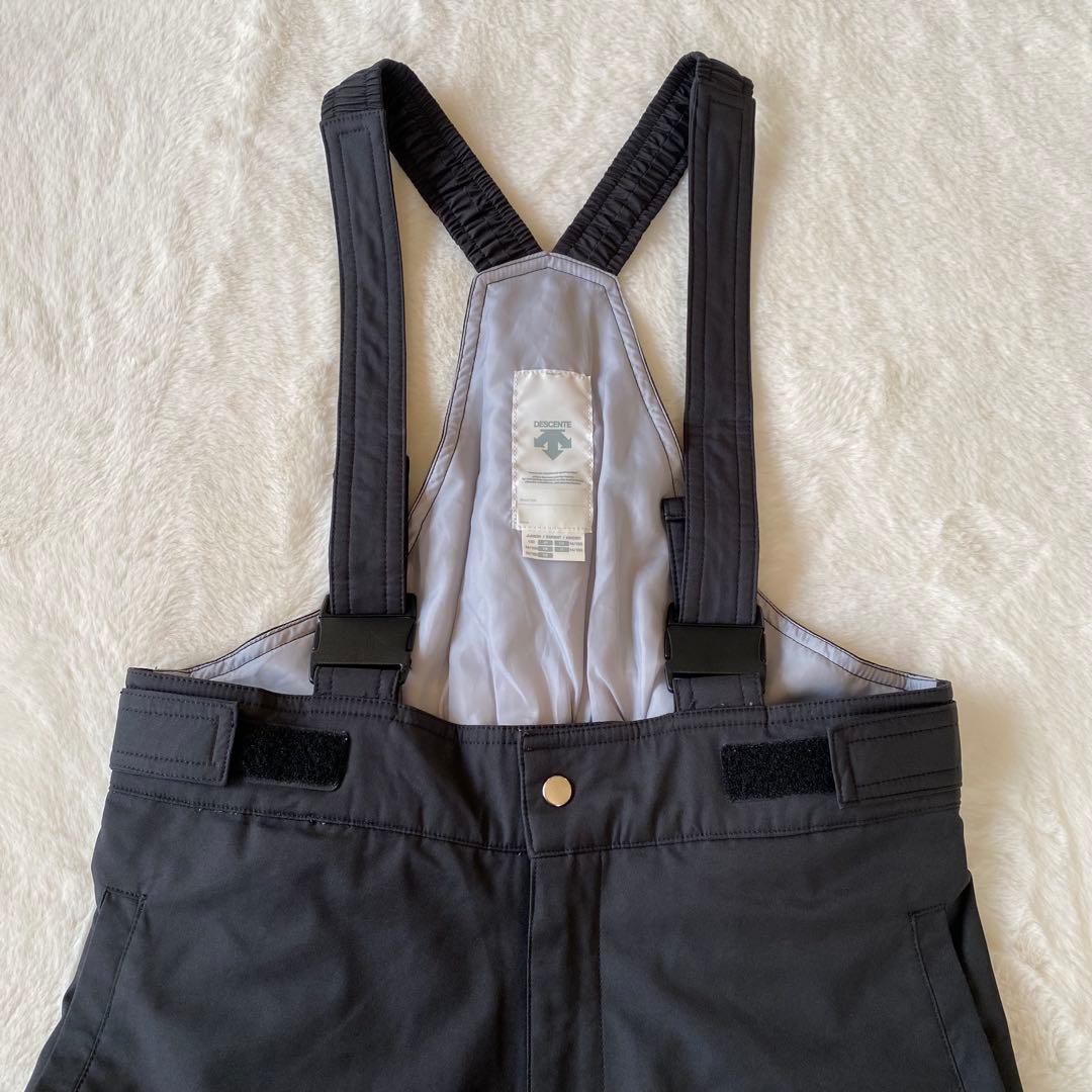 デサント　キッズ　スキーウェア　セットアップ　上下　150 黒　緑