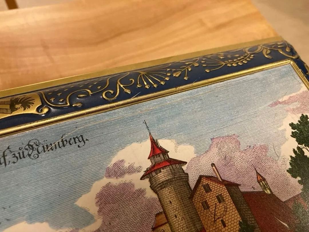 【ビンテージ】特大ボックス2個セット　ドイツ　ニュルンベルクより