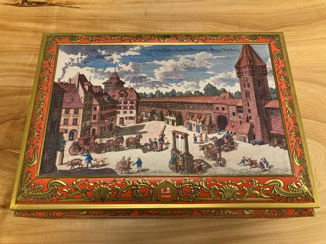 【ビンテージ】特大ボックス2個セット　ドイツ　ニュルンベルクより