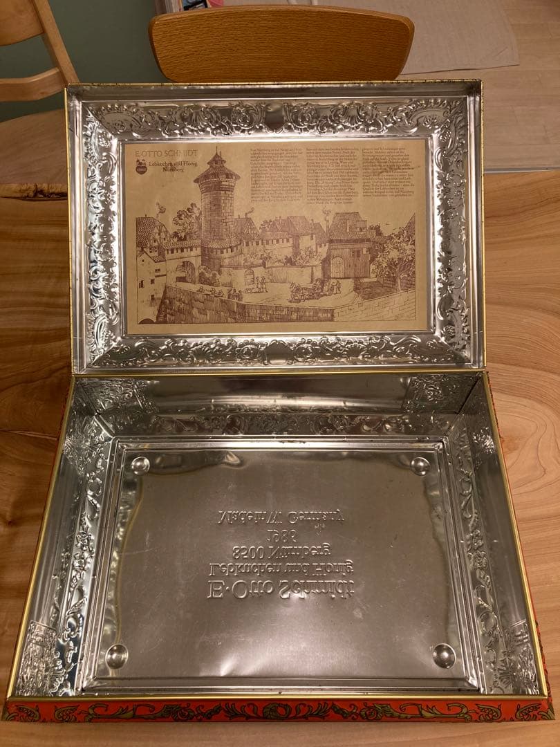 【ビンテージ】特大ボックス2個セット　ドイツ　ニュルンベルクより