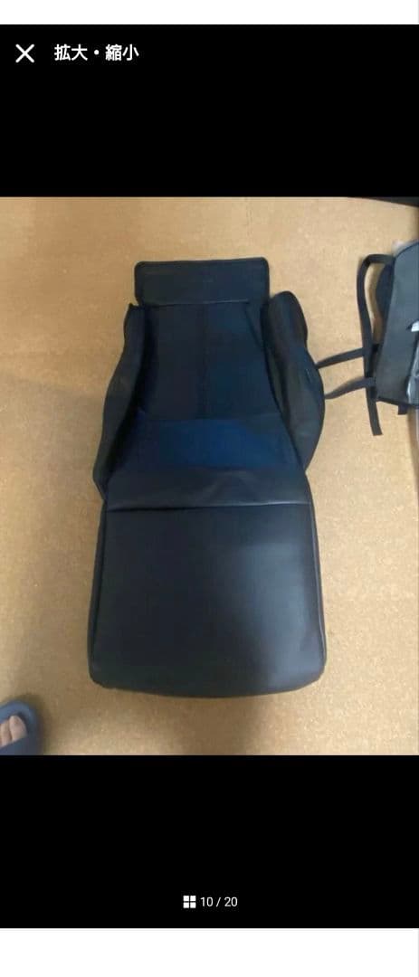 合皮シートカバー黒　アルファード・ヴェルファイア20系７人乗り用　ジャンク