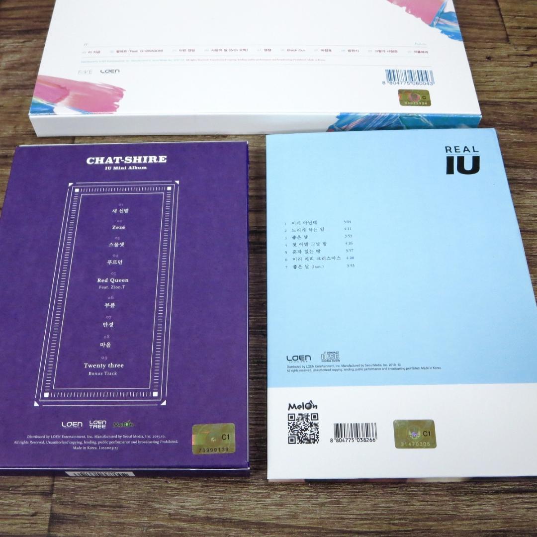 ★IU(アイユ) 韓国版CD 5点セット/3集/4集/花しおり など