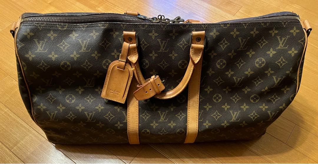 【直営店購入】“旅行にプレゼントに”極美品ルイヴィトン　モノグラム キーポル55