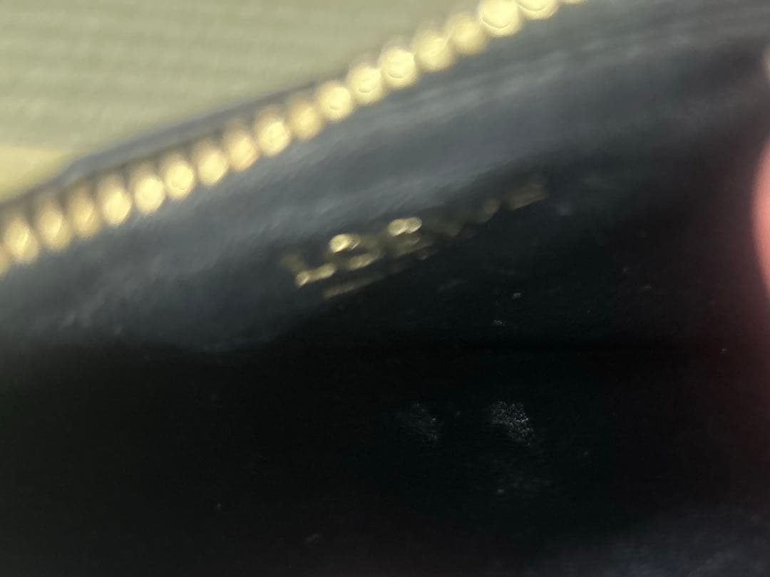 LOEWE ネイビーレザー パスケース