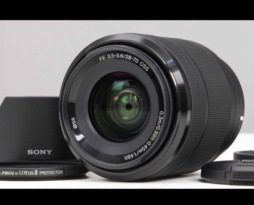 Sony FE 28-70mm F3.5-5.6 OSS ズーム　フィルター付き