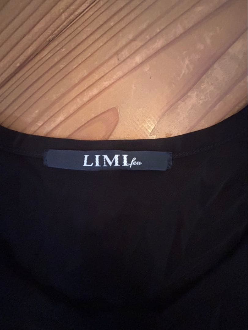 ヨウジヤマモト　LIMI feu ブラックノースリーブチュニック